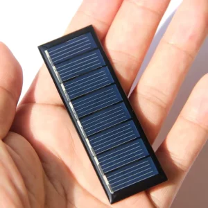 0.2W Small Rectangle Solar Cells 4V DIY Mini Epoxy Solar Panel 75×25 mm