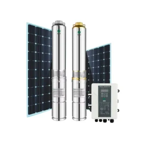 0.3HP-3HP 300-2200W Solar Submersible Water Pump for Home Irrigation MPPT Impeller 45m³/h DC