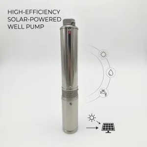 1 200m h MPPT Solar Submersible Stainless Steel Borehole High Head Water Pumping Machine for Agriculture Irrigation