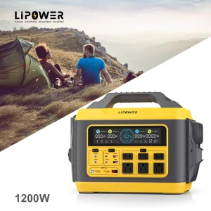 1.2kw Portable Power Station Outdoor Power Station Generator LiFePO4 Battery for Home Use