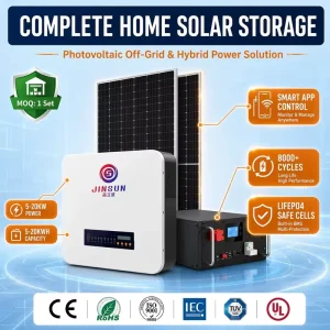10 Years Warranty Full Set 5KW 10kw 20kw 30kw Low Voltage Hybrid Home Solar Energy Storage System Battery Boxes Racks WiFi CE