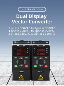 100% New Original Soft Starter Inverter Solar Pump Frequency Inverter VFD AC Drive Single Phase Three Phase