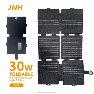 100 Watt Foldable Monocrystalline Solar Panel with MC4 IP67 Waterproof PERC Cells and Adjustable Kickstand for Generator