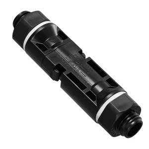 1000伏防水面板安装太阳能电缆连接器 30A 锡铜触点 PPO 外壳 公/母 DC 连接