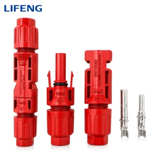 1000V 1500V DC MC4 Compatible Solar PV Connector IP68 Waterproof TUV Certified Male Female Plug for 2.5-6mm² Cable