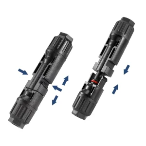 1000V 1500V Pv Solar Connector Suitable 2.5 4 6mm2 6 8 10 AWG PV Solar Panel Cable Connector IP67 Waterproof