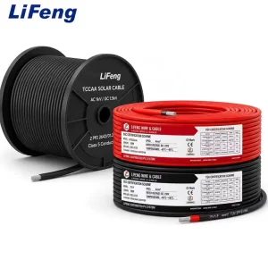 1000V/1500V Tinned Copper PV DC Cable 4/6/10/16mm² Solar Panel Wire For Photovoltaic Systems And Solar Farm Projects