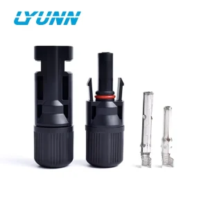 太阳能电缆连接器 公头母头连接器 太阳能连接器 1000V 30A 防水太阳能电池板电缆连接器 太阳能光伏连接器