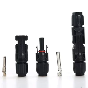 用于太阳能光伏发电系统的公母连接器1000V 30A防水连接器太阳能直流电缆插头