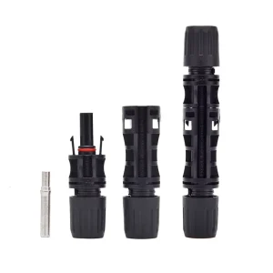 光伏太阳能连接器插头1000V 30A太阳能电池板连接器套件光伏 MC电缆2.5 4 6mm ² y型并联连接