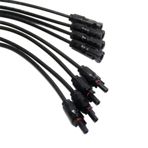 1000V 太阳能电缆 Y型分支连接器 防水 公/母端口兼容