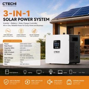 1000W 1200W 2kWh Portable Solar Generator Power Supply Power Bank All in One 1kW Lithium Battery Power Station with Solar Panel