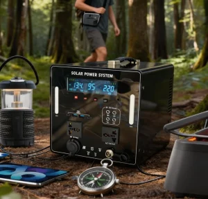 1000W 1200W Portable LiFePO4 Lithium Battery Power Station for Outdoor Camping, Home, and Travel
