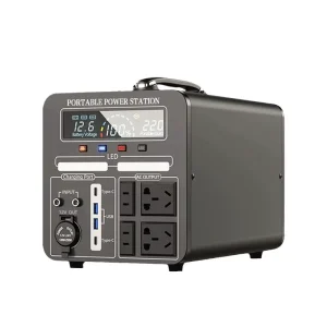 1000W 700Wh LiFePO4 Pure Sine Wave 110V 220V MPPT Solar Power Station with Solar Panel Car Charging Jump Starter for Outdoor Use