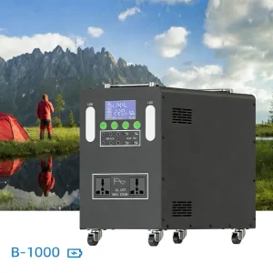 1000W Portable Power Station with LED Light for Outdoor Emergency Optional Solar Panel Kits Factory direct & Support Custom