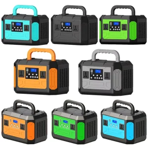 1000W Portable Solar Generator 67Ah Rechargeable Battery 3 Output Ports AC DC USB Ideal for Travel & Home Use