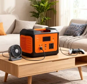 1000W Solar Generator Portable Lithium Battery Power Station with Pure Sine Wave Inverter Jump Starter & Flashlight for Home Use