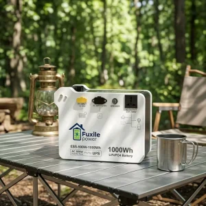 1000Wh Portable Power Station 500W LiFePO4 Battery UPS All in One Solar Power Energy System Emergency Power Supply for RV