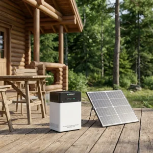 1000Wh Solar Generator Portable Power Station for Multi Device Charging Outdoor Backup