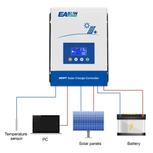 100A MPPT Solar Charge Controller 12V 24V 36V 48V 150V 4800W Auto Battery Charger for Lighting Systems