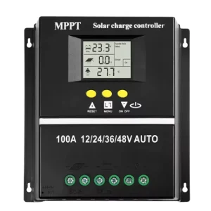100A MPPT Solar Charge Controller 12V/24V/36V/48V for Lithium Batteries