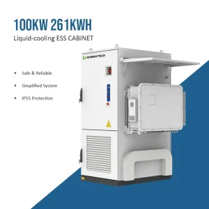 100KWH 50KW Industrial Rack Battery Storage System 261KWH with 100KW Hybrid Inverter for Solar Panels