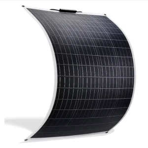 100W 12V 18V Semi-flexible Solar Module ETFE Monocrystalline Silicon Flexible Solar Panels for Home Outdoor RV Camping