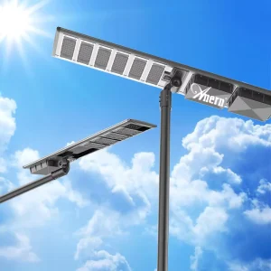 100W/150W Outdoor Solar-Powered Street Light with Camera Security, Waterproof