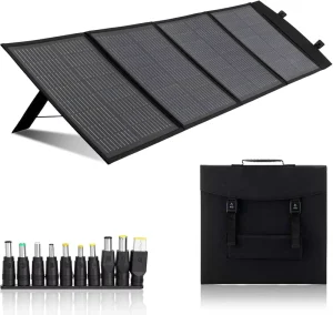 100W 18V Foldable IP65 Waterproof Solar Charger Panel for Power Station RV off Grid Use