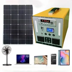 100W 200W 300W LiFePO4 Battery Multi Function Power Bank Solar Portable Power Station for Outdoor Camping House Travel Emergency