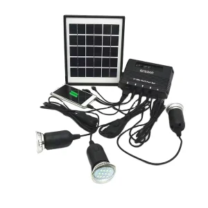 100W 200W 300W Solar Panel Light System Complete Kit with LED Lights, Battery, and Controller for Home and Outdoor Use