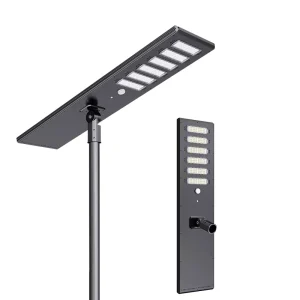 100W All In One Solar Street Light IP65 Waterproof High Lumen For Road Project