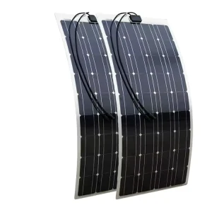 100W Flexible Solar Panel 23% Efficiency 25 Year Warranty Home Solar Power System Manufacturing
