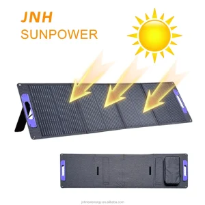 100W Foldable Solar Charger Portable Solar Panel with USB DC Output for Cell Phone Laptop Outdoor Camping RV Power Station