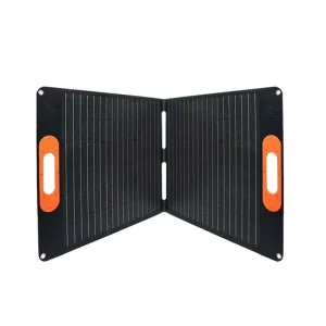 100W IP65 Waterproof Foldable Solar Panel Power Backup Charger for Power Stations and Camping