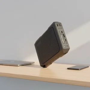 100W Mobile Bank Portable Station Backup Solar Generator Energy Storage LED Flashlight AC Charging Solar Panel Charging