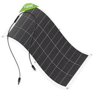 100W Off Grid Monocrystalline Silicon Flexible Foldable Thin Film Solar Panels Best Stable with Efficient Solar Power System