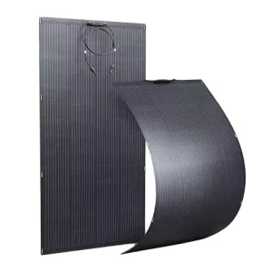 100W PERC Bendable Waterproof Fabric Semi Thin Film Flexible Solar Panel for RV/Yachts and Solar Home System Power Charging