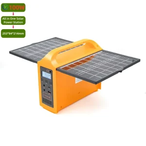 100W Portable Power Station with Solar Panel POWER Battery for Outdoor Camping Emergency Backup All in One Solar Generator