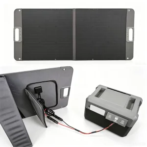 100W Portable Solar Panel for Power Station Foldable Solar Charger IP67 Waterproof Solar Panel MC4 Output for Outdoor RV Camper