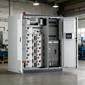 100kW 200kWh Lithium Ion Battery LFP Solar Energy Storage System IP54 Air Cooling On/Off-Grid 8000 Cycles