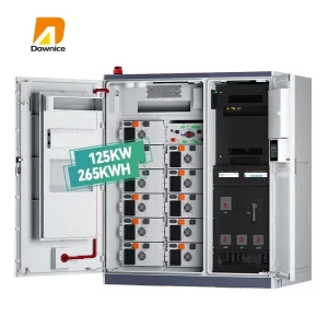 100kWh 150kWh 200kWh Commercial Battery Storage Industrial Solar Panels System with PCS and Lithium Pack