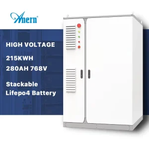 100kWh 200kWh LiFePO4 Solar Lithium Battery with Air Cooling for Off-Grid Energy Storage System