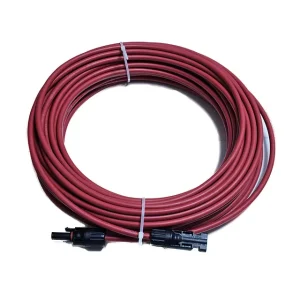 100m Copper Conductor Solar DC Extension Wire 1500V XLPE Insulated Ready to Install