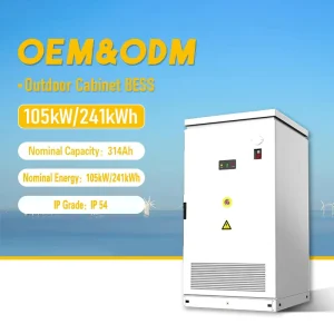 105kW 241kWh 768V Solar Power Storage Solution for Full Solar System Setups and Hybrid off Grid on Grid PV Integration