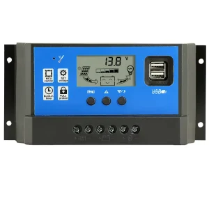10A 20A 30A 40A 50A 60A 12V/24V Solar Battery Charge Controller Light+Timer Control Dual USB RBL Series