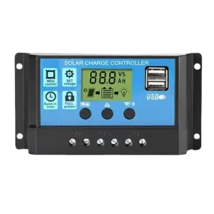 10A 20A 30A PWM Solar Charge Controller for Off-Grid Solar Panels
