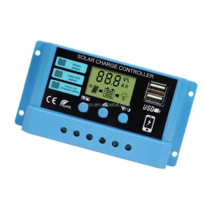 10A 20A 30A Solar Charge Controller 12V 24V Solar Panel Smart Regulator PWM Timer Controller