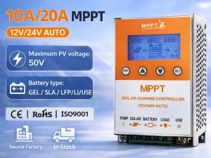 10A 20A MPPT Solar Charge Controller for Solar System