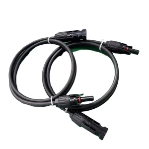 10AWG 12AWG 铜导体2芯光伏直流电缆带连接器